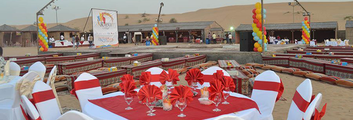dinner in desert