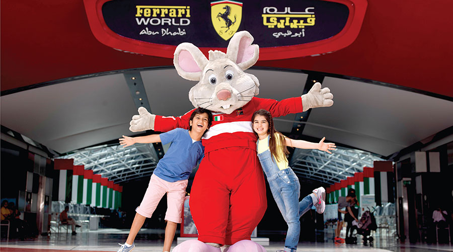 mascot front view