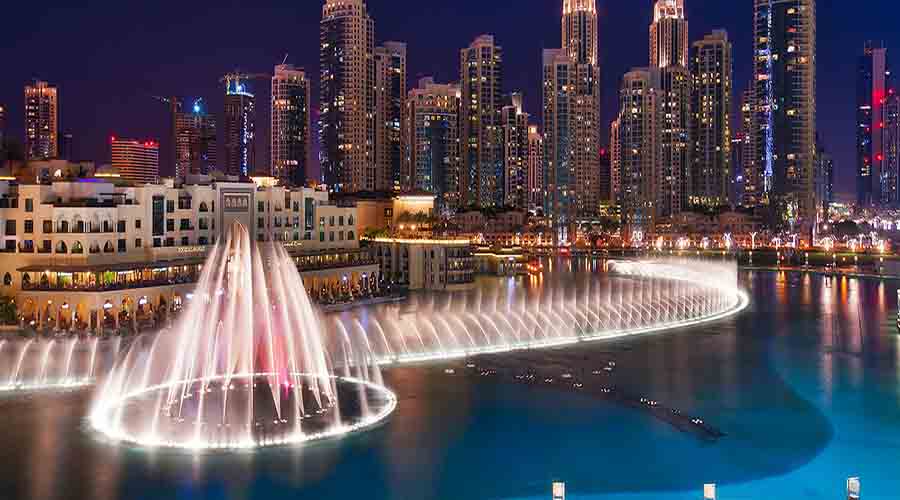 Dubai Fountain Show Lake ride from Ras Al Khaimah