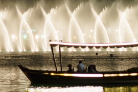 Dubai Fountain Show Lake ride from Ras Al Khaimah