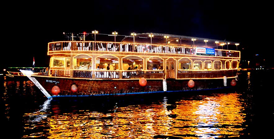 Dubai New Year Eve Party at Marina Dhow Cruise - New Year Eve 2022